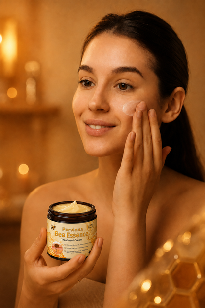 Purviona Treatment Cream – Deep Moisturizing & Firming Skin Care Cream | Bee Skin Elixir