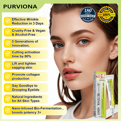 💫Purviona™ Botin & Vita-A Retinol Shot Wrinkle-Lift Tightening cream - Last Day Promotion 70% OFF