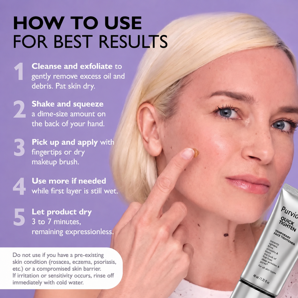 Instant Face Provisional Eye Tightener Lightweight Comfort Formula