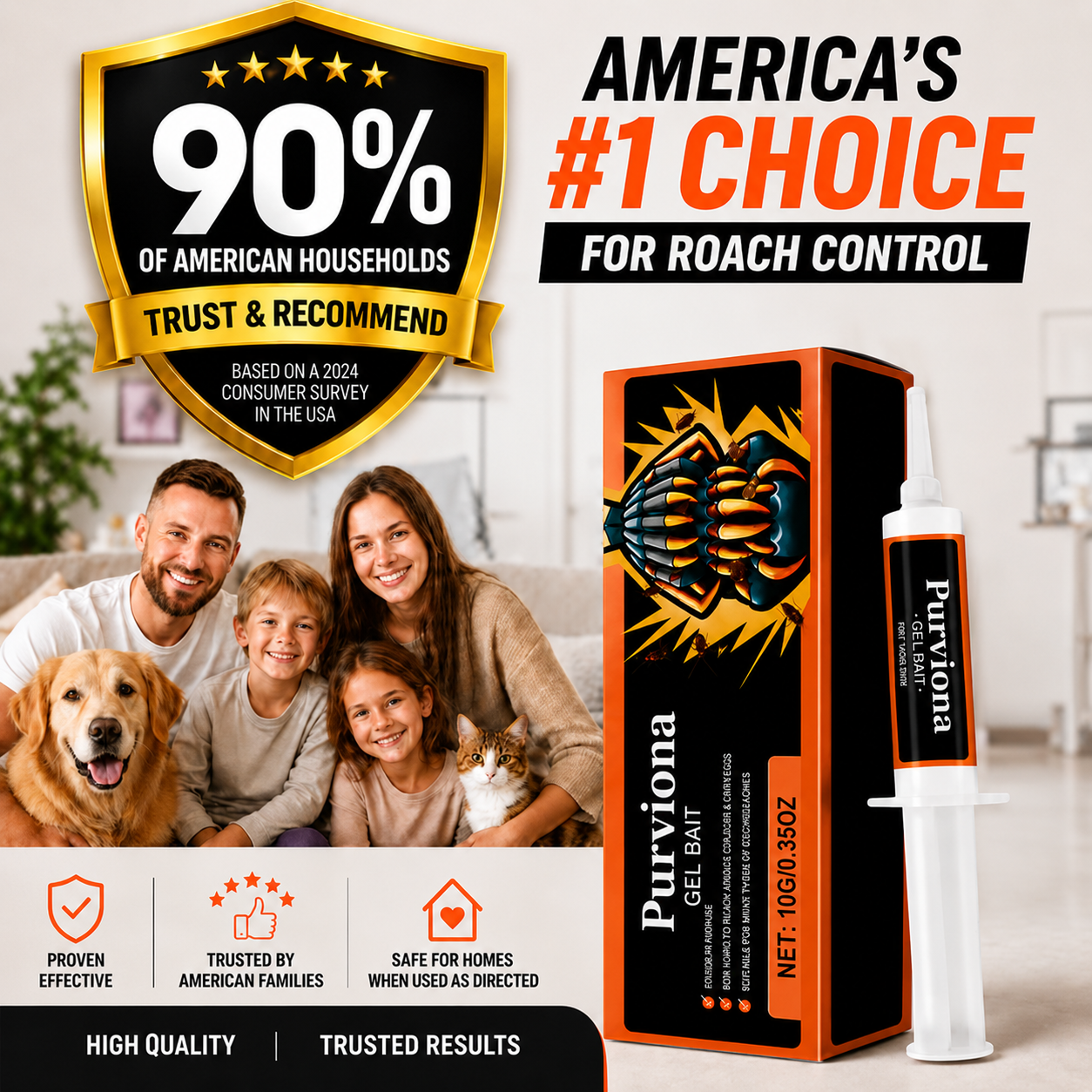 💥2026 Upgraded Formula Professional Cockroach Gel Bait – Eliminates Entire Nest