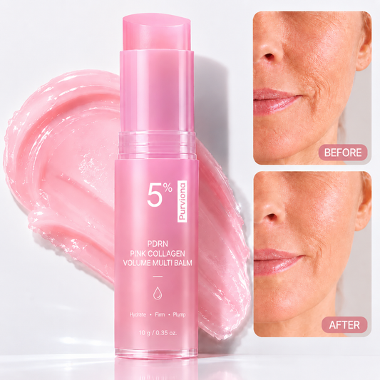 🔥LAST DAY 60% OFF Purviona Korean Pink CollagenVolume Multi Balm