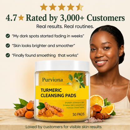 Purviona Turmeric Kojic Acid Cleansing Pads