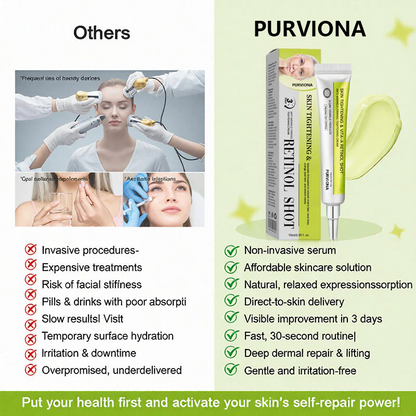 🧠👨‍⚕️Made and shipped from the USA 💫Purviona™ Botin & Vita-A Retinol Shot Wrinkle-Lift Tightening cream - Last Day Promotion 70% OFF