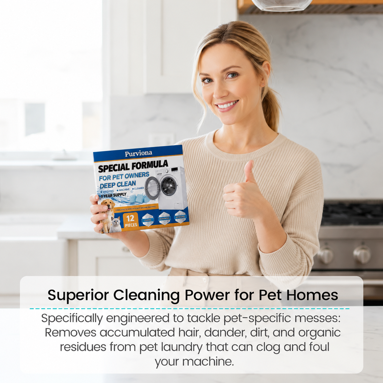 🏆 LAST DAY SPECIAL! ONLY $9.99!! 12 Washer Tub Cleaner Tablets Deep Cleans & Removes Odors For a Fresh, Hygienic Washer
