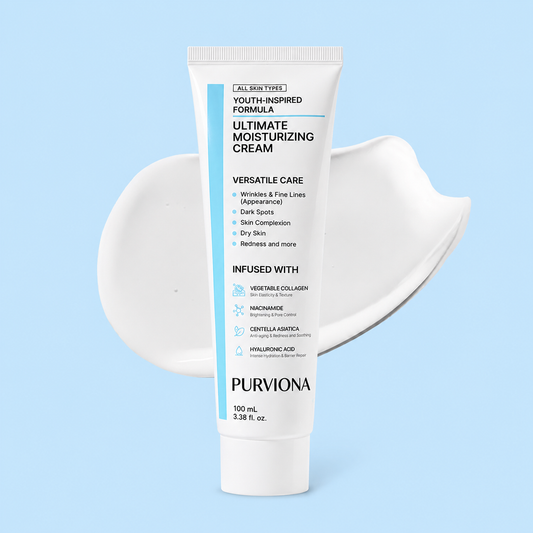 🥳2026 HOT SALE🥳💞50K+ SOLD!🌿💧 50% OFF! PURVIONA YOUTH-INSPIRED Formula – Centella Asiatica calms, Bifida strengthens. Reduces wrinkles, restores radiance. 🔥💝