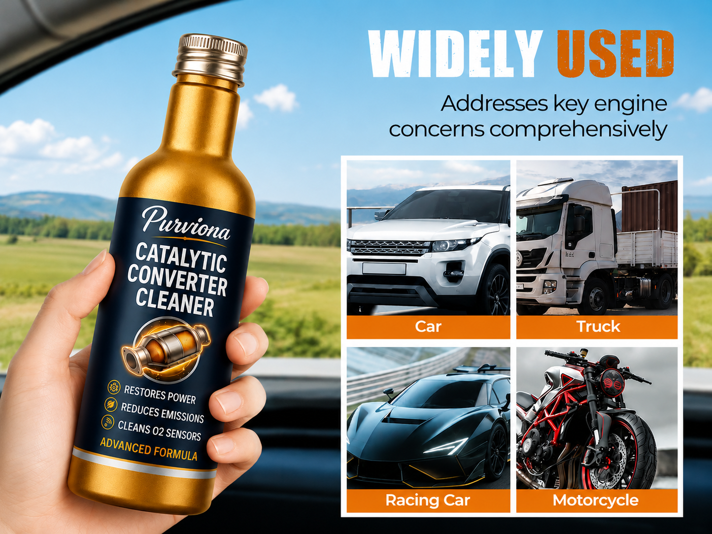 ⚙️PURVIONA Engine Catalytic Converter Cleaner 🚗 TODAY ONLY: MORE SAVINGS, LESS COST 🔥