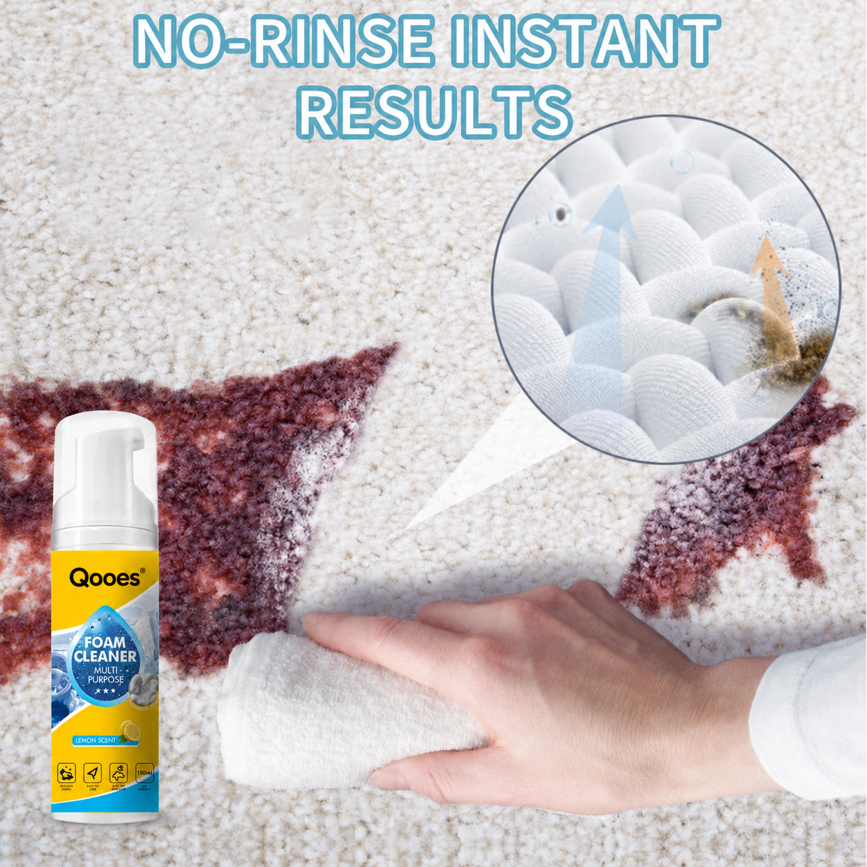 🔥🚗 Multi-Purpose Car Foam Cleaner – Clean with a Single Spray  🧼✅