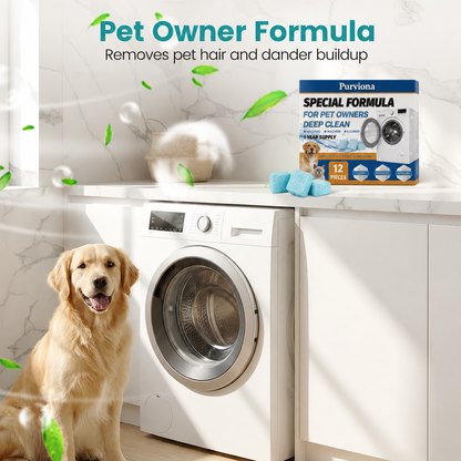 🏆 LAST DAY SPECIAL! ONLY $9.99!! 12 Washer Tub Cleaner Tablets Deep Cleans & Removes Odors For a Fresh, Hygienic Washer