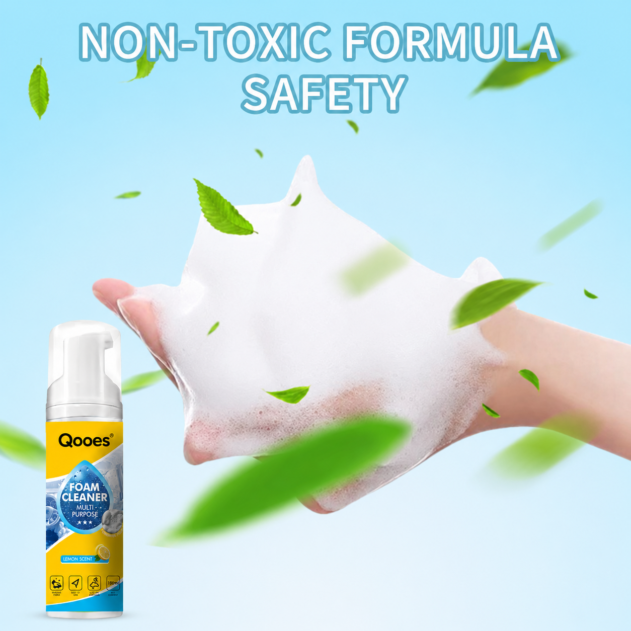 🔥🚗 Multi-Purpose Car Foam Cleaner – Clean with a Single Spray  🧼✅