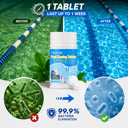 The Next-Gen Pool Purifier is here ✨ 2X Stronger Algae Control, Gentle & Safe for Kids! 👨‍👩‍👧‍👦